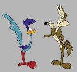 Wile E. Coyote and the Road Runner